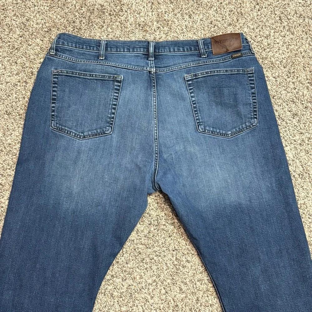 Wrangler Athletic Fit Straight Leg Jeans 40x29 Medium Wash Men's‎ Jeans